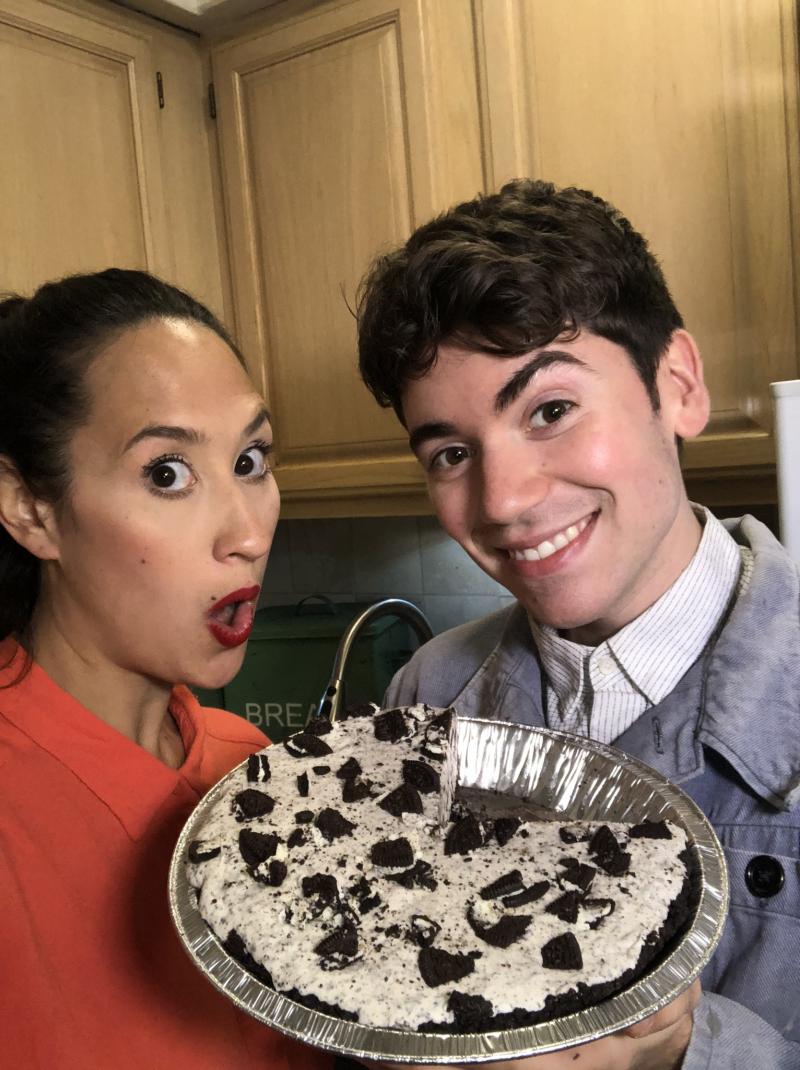 Backstage Bite with Katie Lynch: Noah Galvin Gets Obsessed with Oreo Pie! 