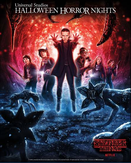 Halloween Horror Nights Releases New STRANGER THINGS Artwork Image