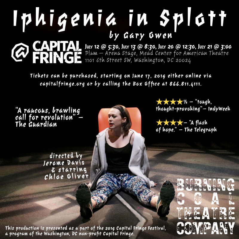 BWW Fringe Highlight Interview: Chloe Oliver of IPHIGENIA IN SPLOTT at Burning Coal Theatre Company  Image