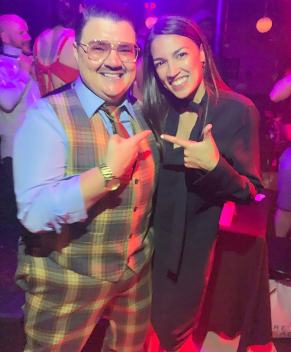 Photo Flash: Congresswoman Alexandria Ocasio Cortez Stops By The McKittrick Hotel  Image