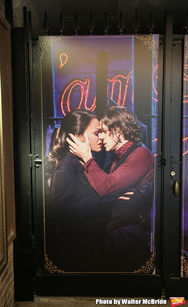 Theatre Marquee with Karen Olivo and Aaron Tveit  for 
