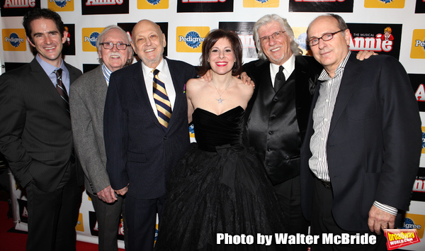 Andy Blankenbuehler, Thomas Meehan, Charles Strouse, Arielle Tepper Madover, Martin C Photo