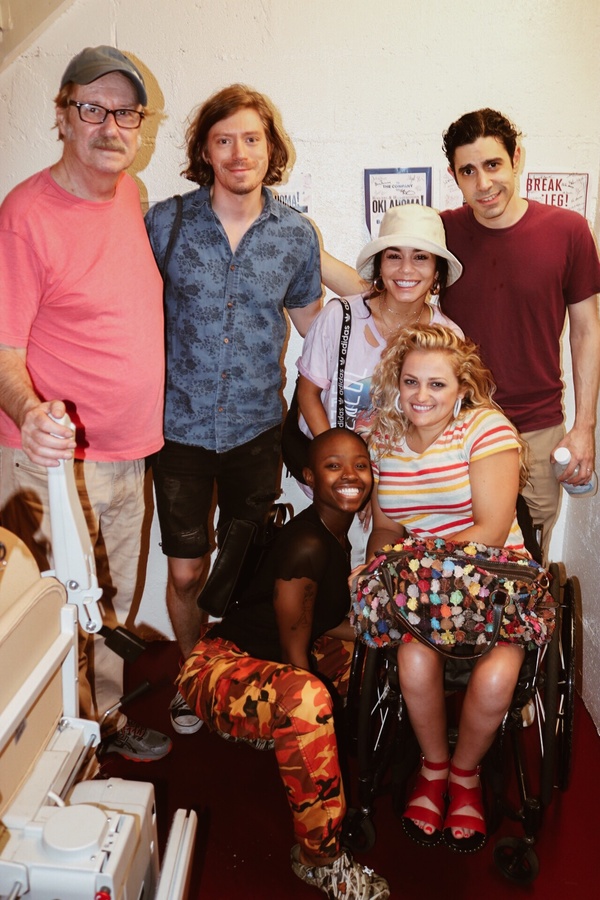 Photo Flash: Vanessa Hudgens Pays a Visit to OKLAHOMA! Image