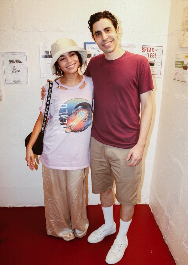 Photo Flash: Vanessa Hudgens Pays a Visit to OKLAHOMA! Image