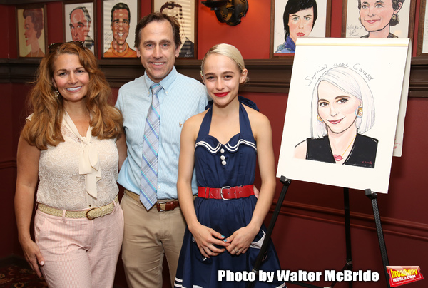 Sophia Anne Caruso with her mother, Deena Moe Caruso and father, Steve Caruso Photo