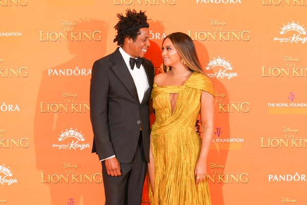 Photo Flash: Beyonce, Elton John Attend European Premiere of THE LION KING Image