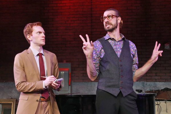 Mark Schenfisch and Martin Landry in MURDER FOR TWO. Photo by Alberto Romeu. Photo
