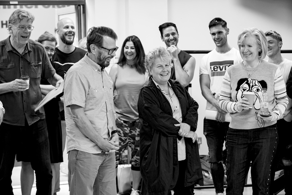 Photo Flash: ABBA's Björn Ulvaeus On Site At MAMMA MIA! THE PARTY In Rehearsal Image