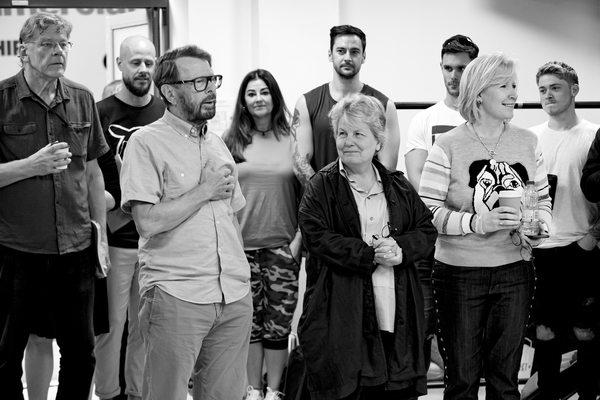 Photo Flash: ABBA's Björn Ulvaeus On Site At MAMMA MIA! THE PARTY In Rehearsal Image