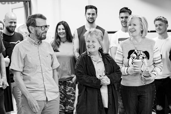 Photo Flash: ABBA's Björn Ulvaeus On Site At MAMMA MIA! THE PARTY In Rehearsal Image