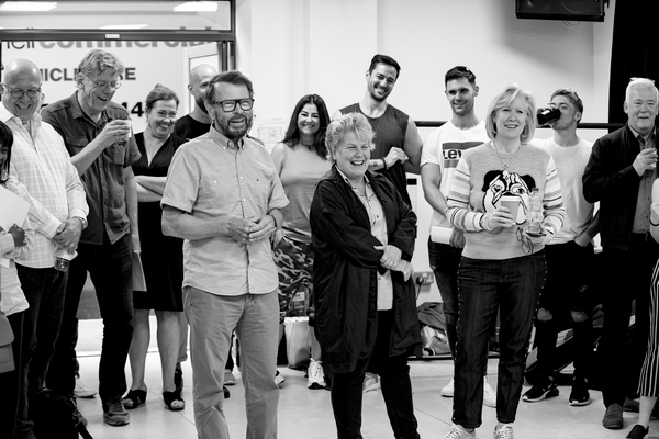 Photo Flash: ABBA's Björn Ulvaeus On Site At MAMMA MIA! THE PARTY In Rehearsal Image