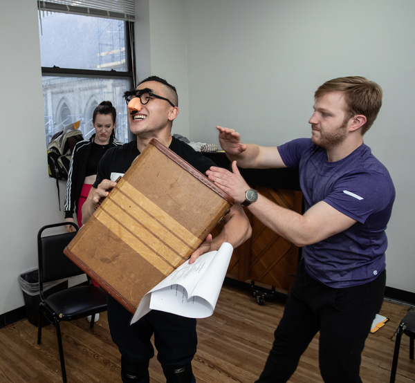 Photo Flash: In Rehearsal With DEATH OF A SHOE SALESMAN 