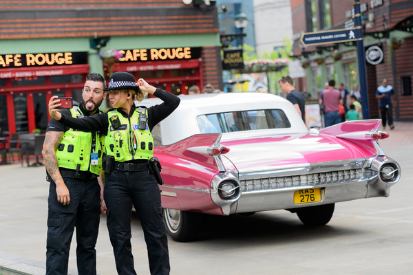 Photo Flash: Pink Cadillac Rolls Into Town in Honor of GREASE at the Birmingham Hippodrome  Image