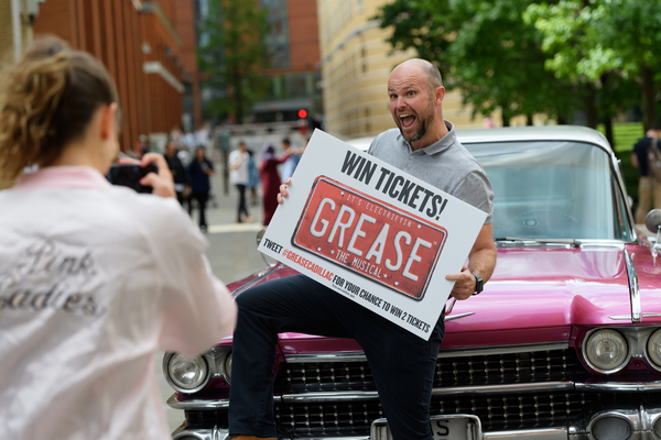 Photo Flash: Pink Cadillac Rolls Into Town in Honor of GREASE at the Birmingham Hippodrome 