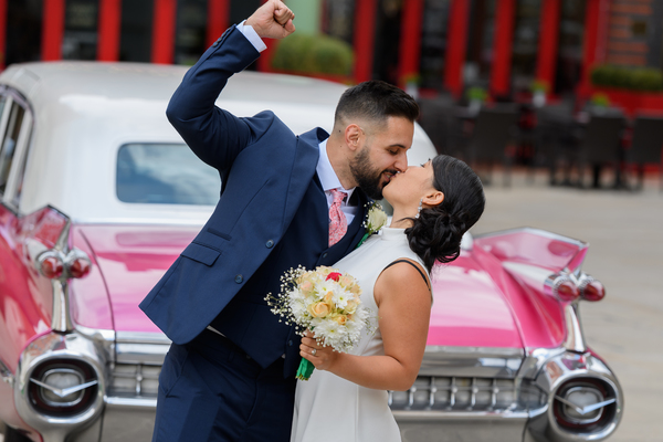 Photo Flash: Pink Cadillac Rolls Into Town in Honor of GREASE at the Birmingham Hippodrome  Image