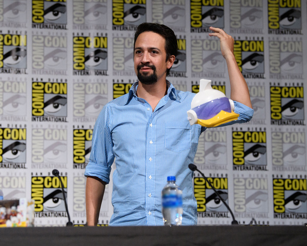 Photo Flash: Lin-Manuel Miranda Drops In On The DUCKTALES Panel At San Diego Comic Con 