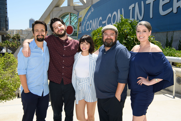 Photo Flash: Lin-Manuel Miranda Drops In On The DUCKTALES Panel At San Diego Comic Con 