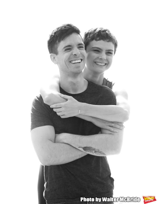 In The Spotlight: Matt Doyle and Melanie Moore Rehearse for FREDDIE FALLS IN LOVE Image