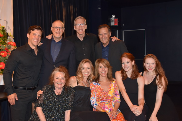 Kathy Gail MacGowan with tonight's cast-Joan Ahnquist, Bill Kux, Steve Hauk, Victor S Photo