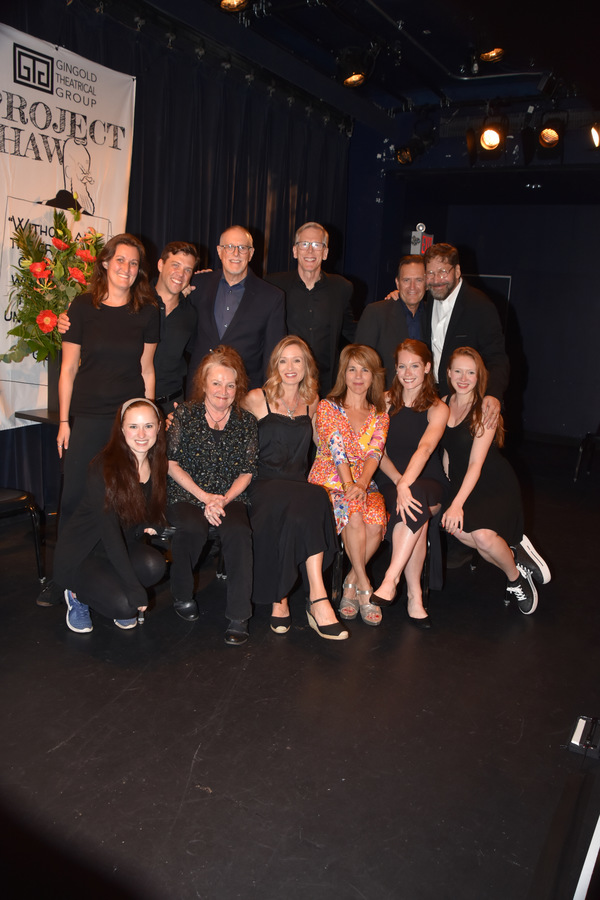 David Staller, Stage Managers Taylor Mankowski and Kaelyn Delcalzo-Sakosits join with Photo