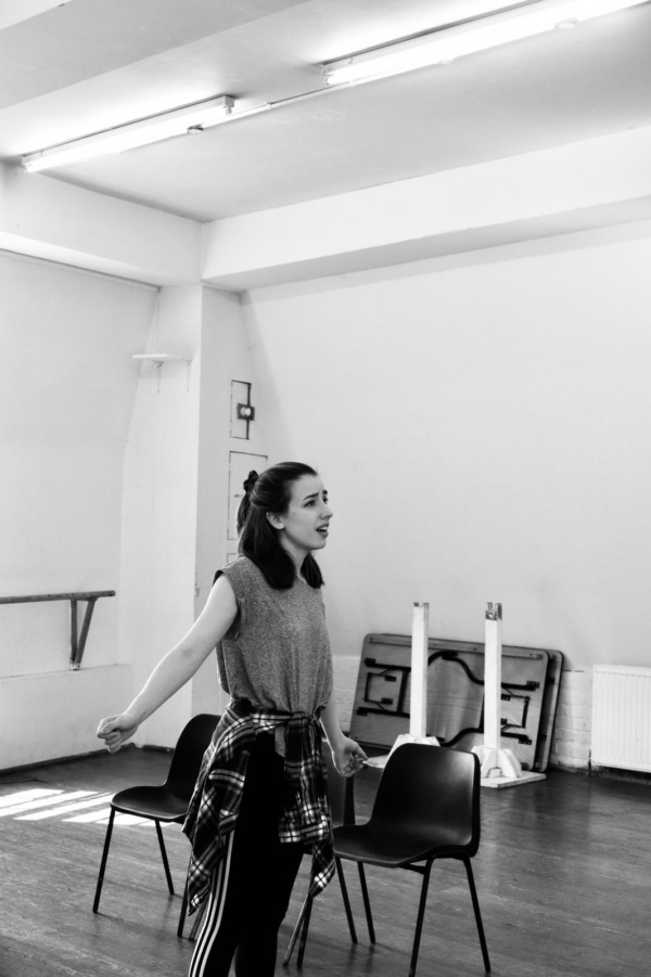 Molly Lynch in rehearsals for Rodgers and Hammerstein (& Me Too). Photo