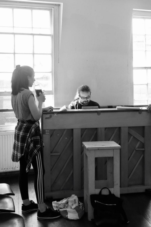 Molly Lynch in rehearsals with musical director David Merriman for Rodgers and Hammer Photo