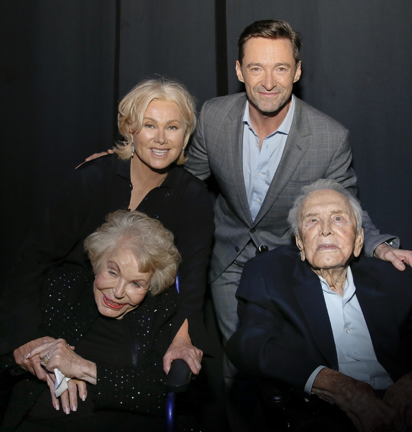 Anne Douglas, Deborra-lee Furness, Kirk Douglas and Hugh Jackman Photo