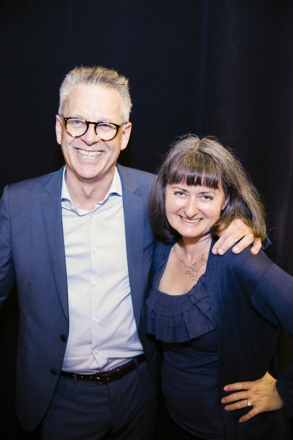 Center Theatre Group Artistic Director Michael Ritchie and Culver City Mayor Meghan S Photo