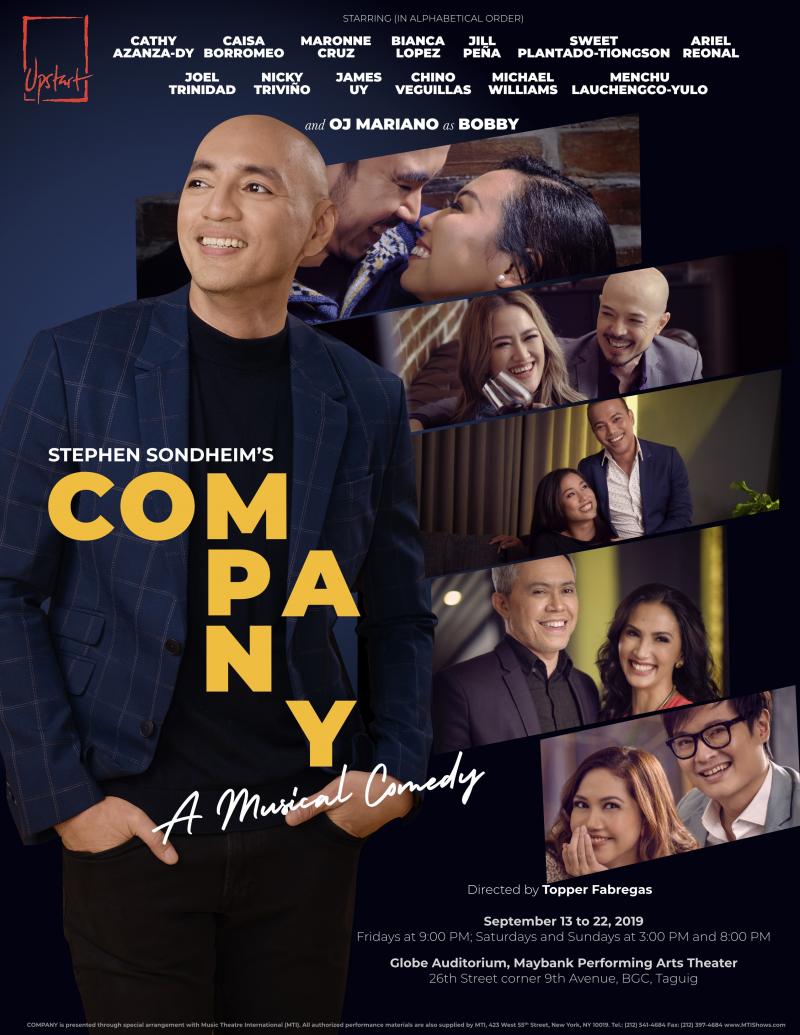 Upstart Productions To Stage Stephen Sondheim's COMPANY; Tickets Now On Sale! 