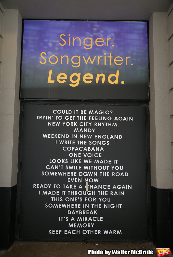 Up On The Marquee: MANILOW BROADWAY Image