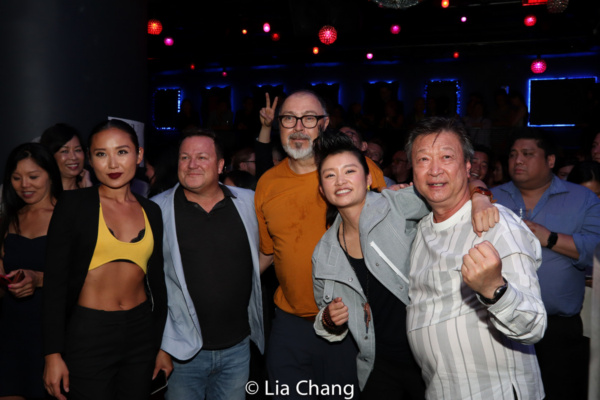 Li Jun Li, Producers Chad Oaks, and Mike Frislev, Celia Au and Tzi Ma Photo