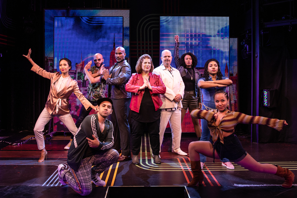 Anne L Nathan and the cast of Broadway Bounty Hunter Photo