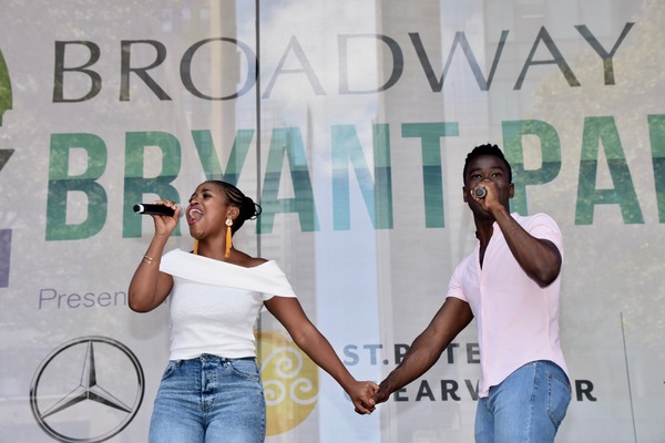 Photo Coverage: Ryann Redmond, Arielle Jacobs, and More Perform at Broadway in Bryant Park Image