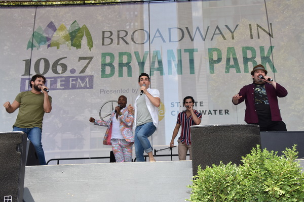 Photo Coverage: Ryann Redmond, Arielle Jacobs, and More Perform at Broadway in Bryant Park  Image