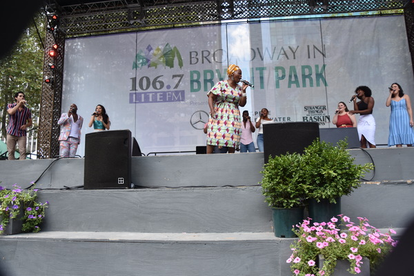 Photo Coverage: Ryann Redmond, Arielle Jacobs, and More Perform at Broadway in Bryant Park  Image