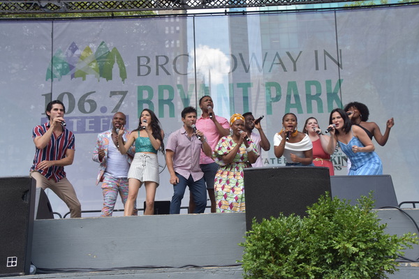 Photo Coverage: Ryann Redmond, Arielle Jacobs, and More Perform at Broadway in Bryant Park  Image