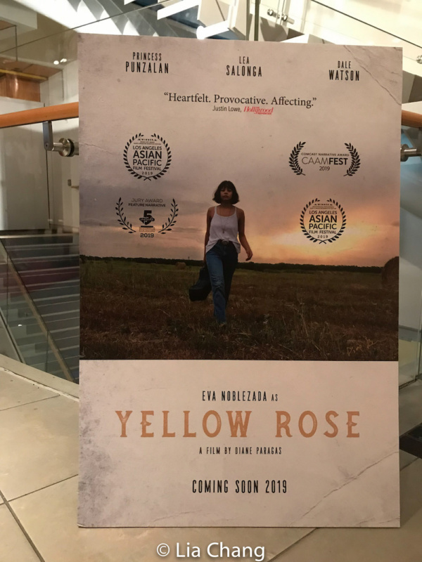 The poster for Diane Paragas'' YELLOW ROSE starring Eva Noblezada, Lea Salonga, Princ Photo