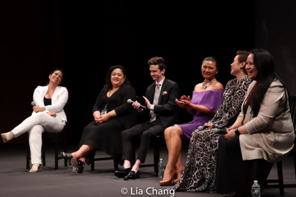 Diane Paragas, Cecilia R. Mejia, Liam Booth, Princess Punzalan, Lea Salonga, Christin Photo