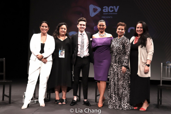 Diane Paragas, Cecilia R. Mejia, Liam Booth, Princess Punzalan, Lea Salonga, Christin Photo