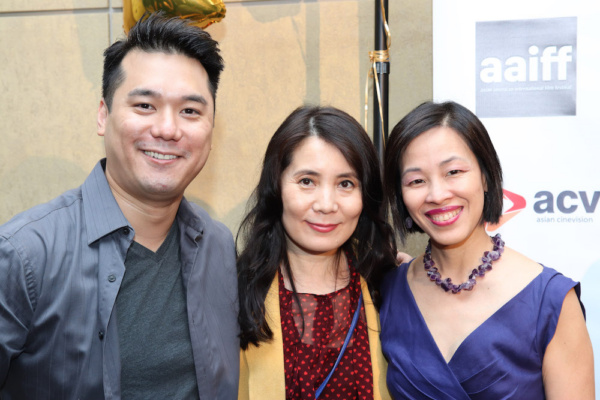 Patrick Chen, Fiona Fu and Lia Chang. Photo by Eric Elizaga Photo