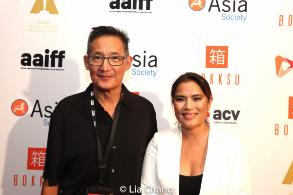 Asian Cinevision Executive Director John Woo and Diane Paragas Photo