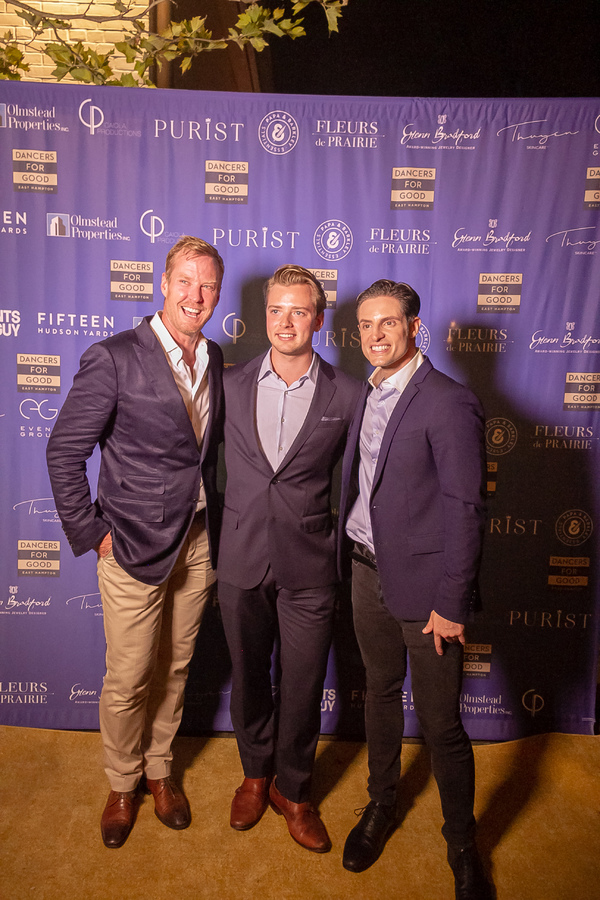 Co-founders Eric Gunhus and Michael Apuzzo with Noah Fosse (center), Bob Fosse and Gw Photo