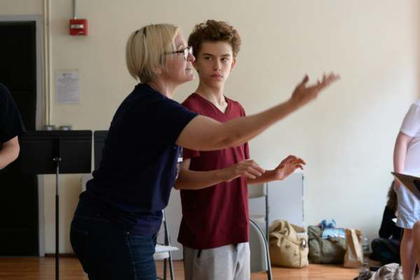 Photo Flash: First Look At Rehearsals For ROUND WENT THE WHEEL At Broadway Bound Theatre Festival Image
