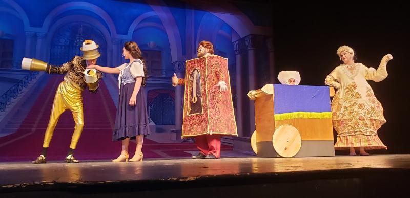 Review: BEAUTY AND THE BEAST at Ralston Community Theatre Enthralls the Young and Entertains the Not-So-Young  Image