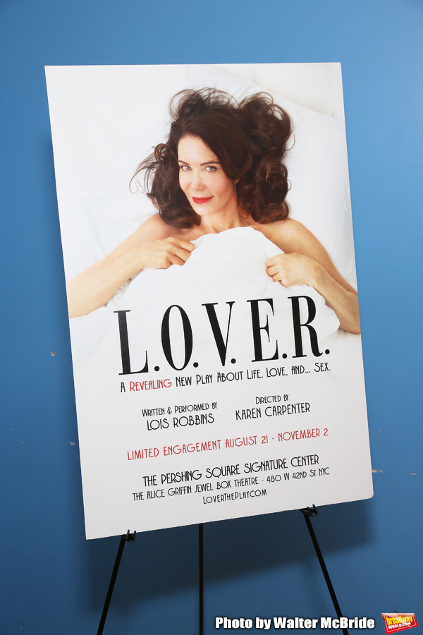Poster for the off-Broadway premiere of the comedic one-woman play, 