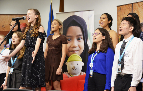 Photo Flash: UNICEF, Sing For Hope HandaHarmony, & Juilliard Bring Youth & Arts Into Global Development Image