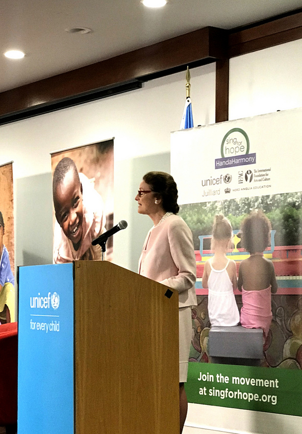 Photo Flash: UNICEF, Sing For Hope HandaHarmony, & Juilliard Bring Youth & Arts Into Global Development Image