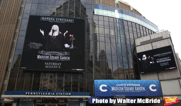 Up on the Marquee: Barbra Streisand Returns to Madison Square Garden Image
