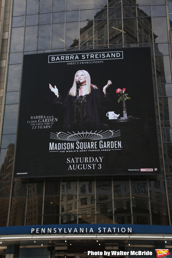 Up on the Marquee: Barbra Streisand Returns to Madison Square Garden Image