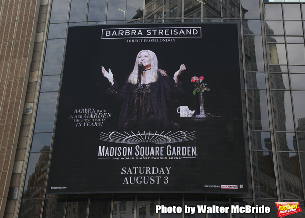 Up on the Marquee: Barbra Streisand Returns to Madison Square Garden Image